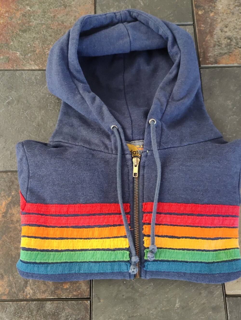 Aviator Nation five striped hoodie XS - Picture 9 of 9